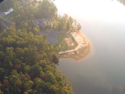 Arial View of Beach Area