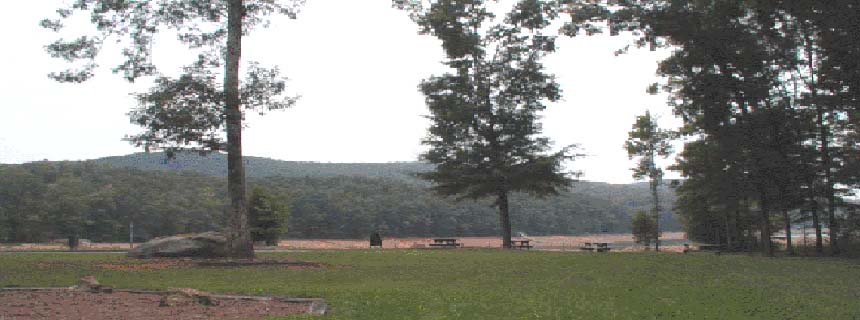 High Rock Mountain Viewed From Beach Area