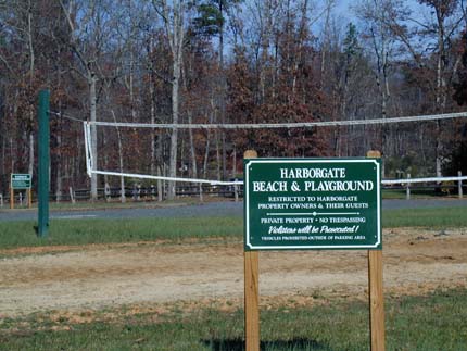 Vollyball Court at Beach Area